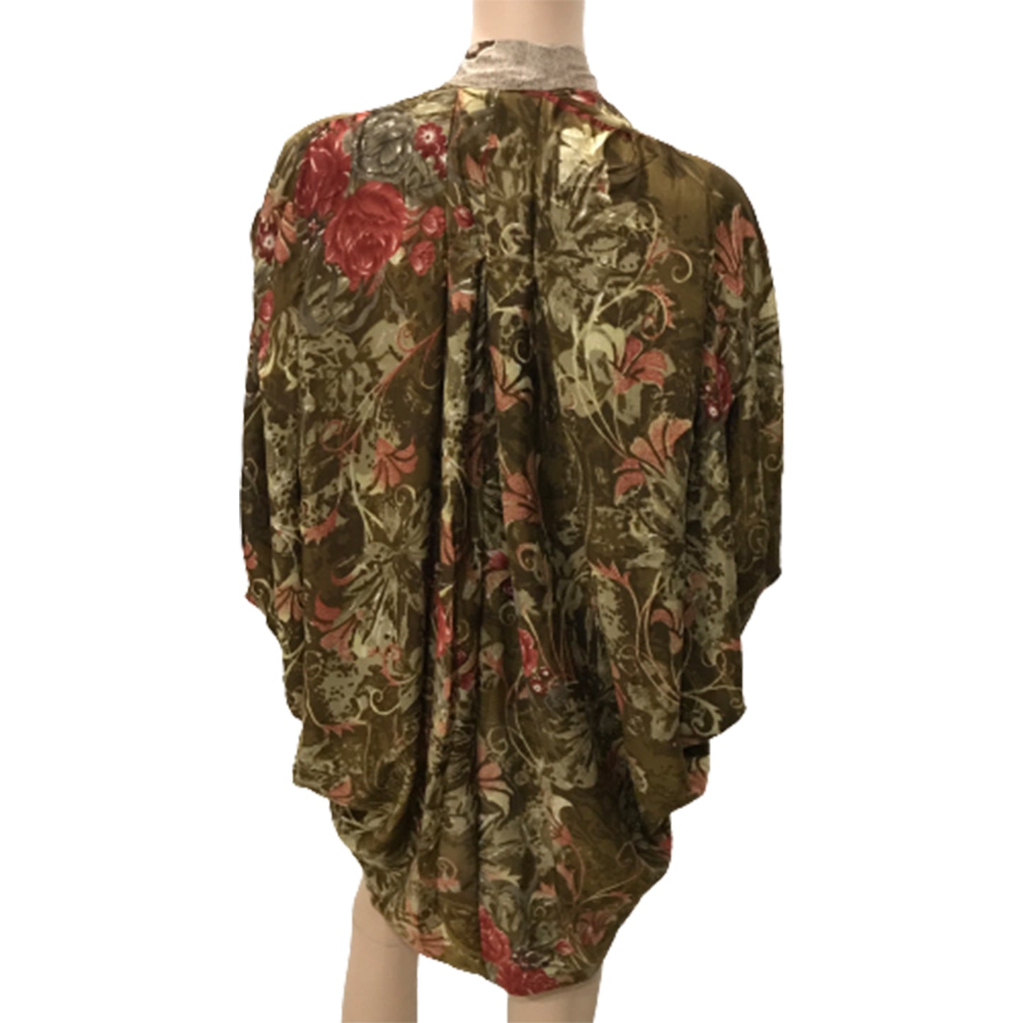 Ganesha Handicrafts Floral Loose Fit silk Kimono , Silk kimono , Cotton kimono , Stylish kimono , Trending kimono , Floral kimono , Modern kimono , Loose fit kimono