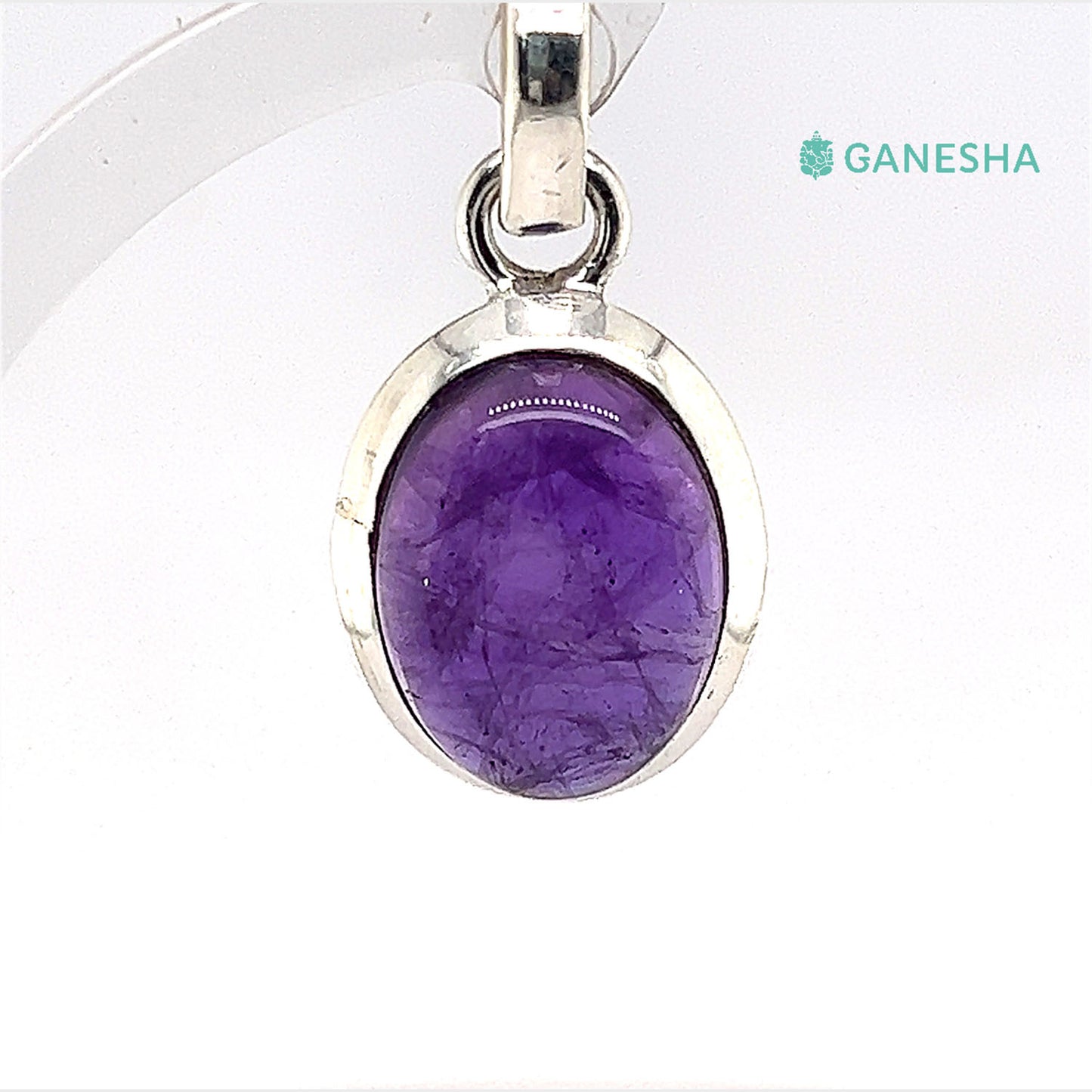 Ganesha Handicrafts, Amethyst Cabochon , 925 Sterling Silver jewellery Gift Set With Free Chain, Amethyst Cabochon , 925 Sterling Silver jewellery Chain, 925 Sterling Silver jewellery , Womens - 925 Sterling Silver jewellery Gift Set With Free Chain, Fashion- 925 Sterling Silver jewellery Gift Set With Free Chain, Trending Womens Jewellery Gift, 925 Sterling Silver.