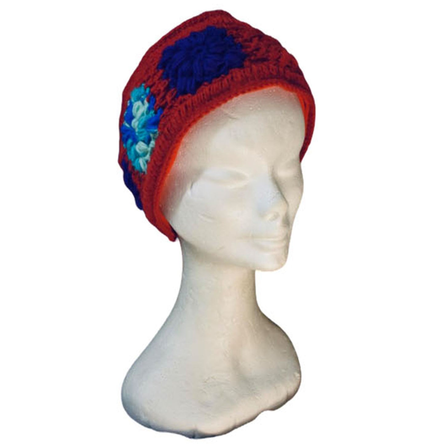 Ganesha Handicrafts Cosy Knitted Headband, Headband, Knitted Headband, Cosy Headband, Cosy Knitted, BLue Headband, Trending Haedband, Modern Headband, Flower Design Headband