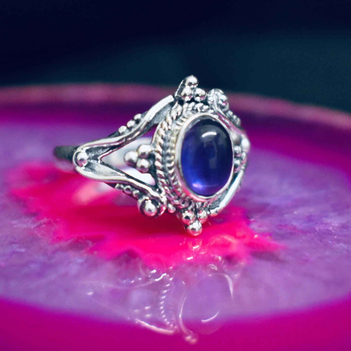 Ganesha Handicrafts, Detailed Amethyst Ring, Amethyst Ring, Ring, Womens trending Ring, New Model Women's Ring, Women's Fashion Ring.