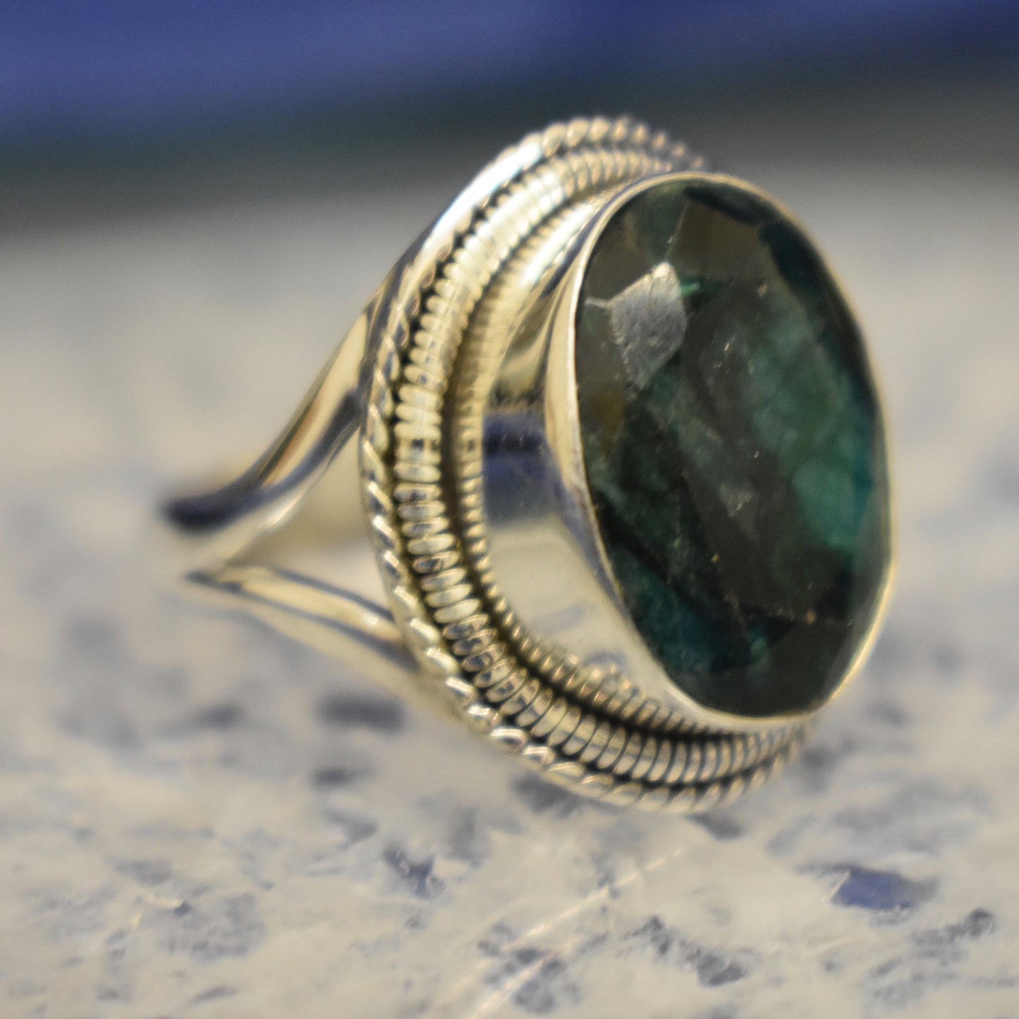Ganesha Handicrafts, Detailed Emerald Ring, Emerald Ring, Womens Trending Ring, New Womens Model Ring, Womens New Modern Ring.