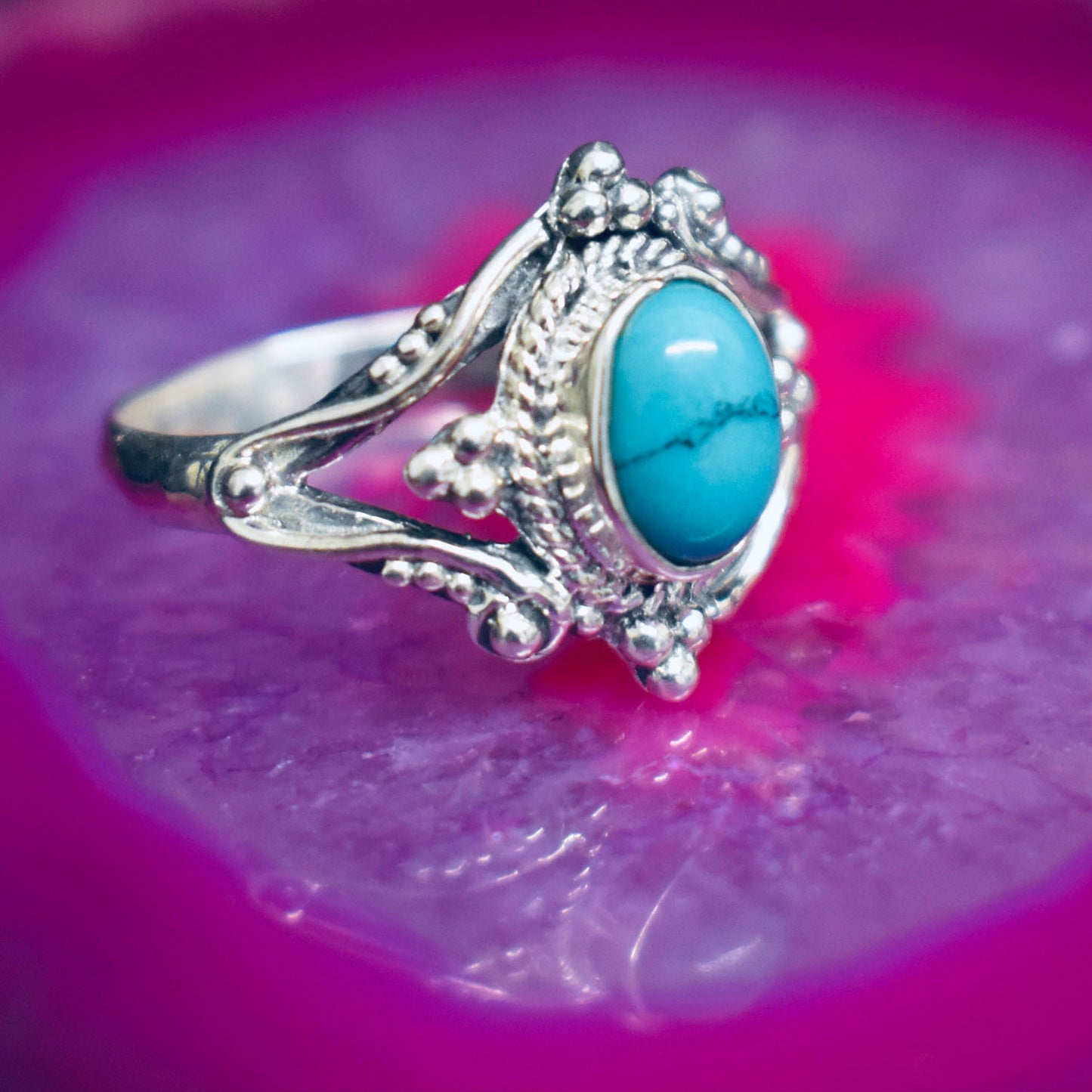 Ganesha Handicrafts, Detailed Turquoise Ring, Turquoise Ring, Womens Trending Ring, New Model Ring, Womens New Modern Ring, fashion ring for Womens.