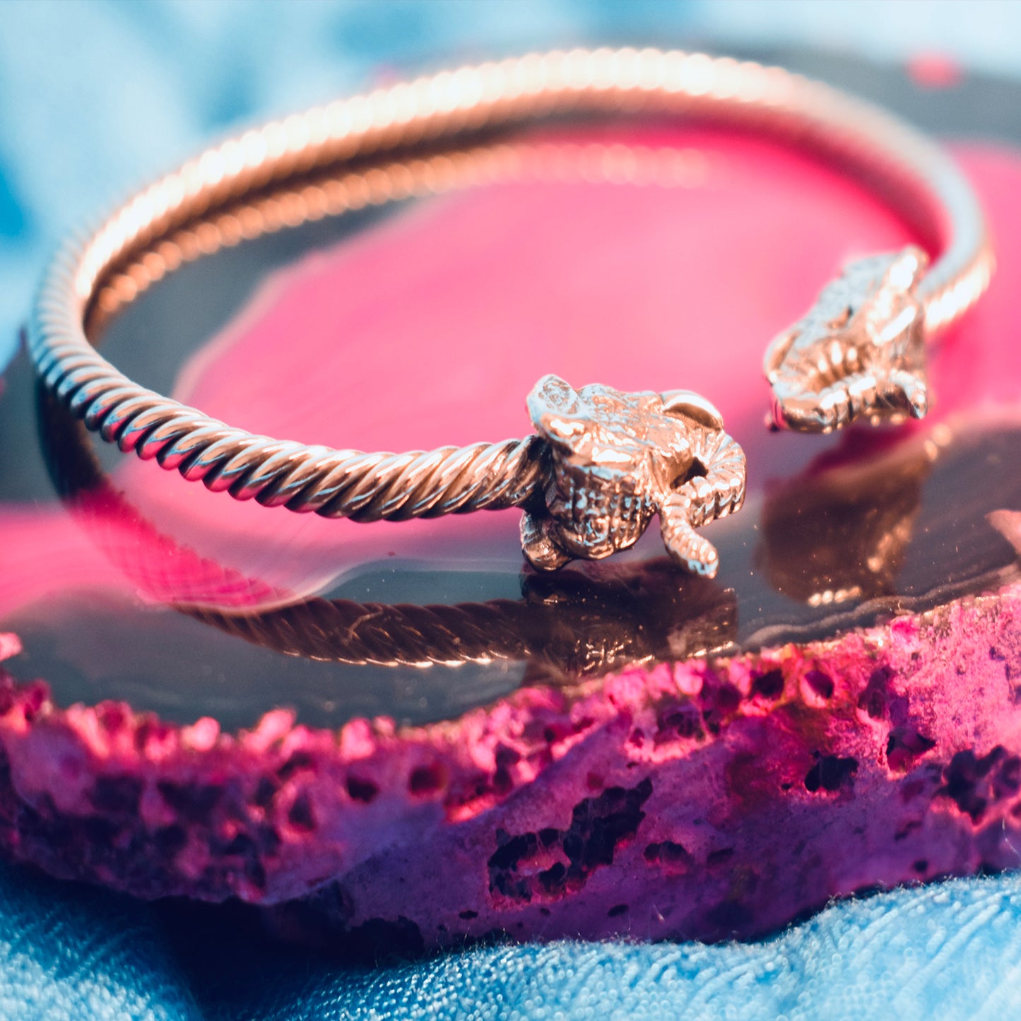 Ganesha Handicrafts, Double Head Elephant Bangle (925), Double Head Elephant Model Bangle, 925-Elephant Type Bangle, Women's new type trending Model Bangle, New Modern Womens Bangle, Women's Fashion Bangle.