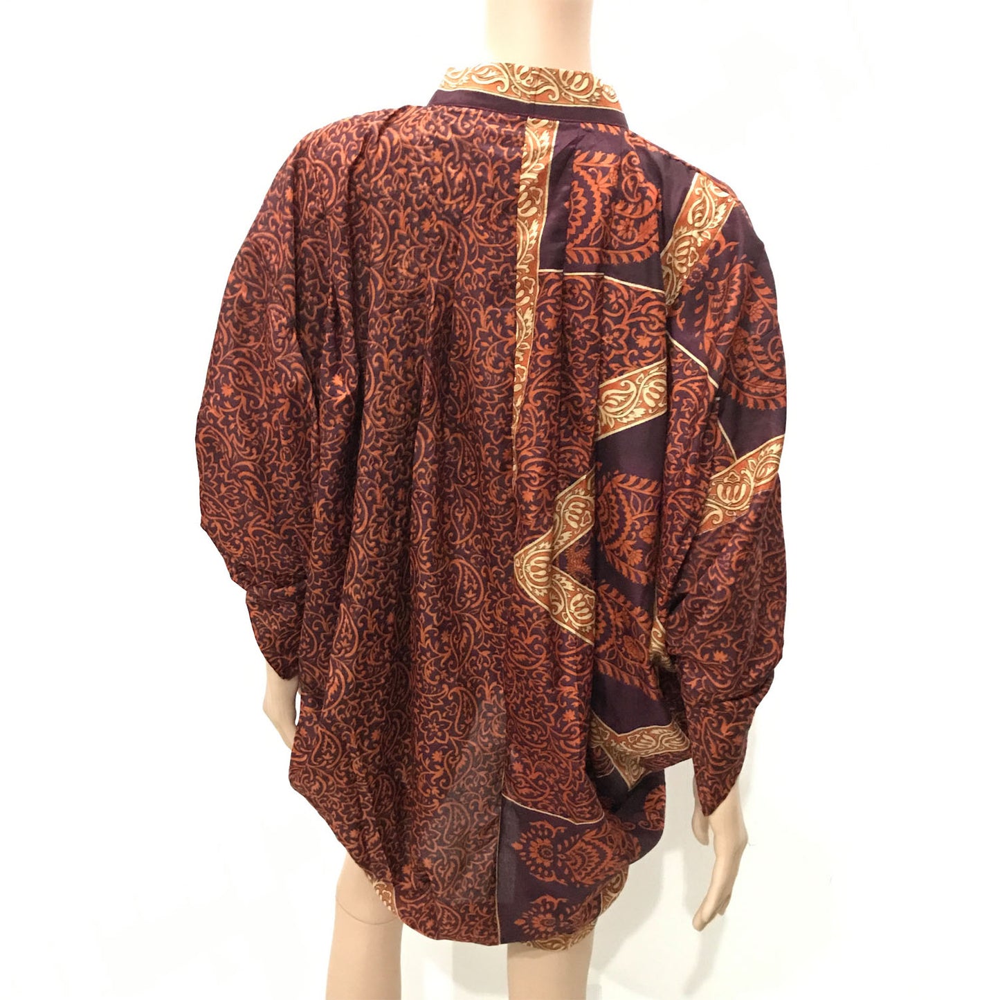 Ganesha Handicrafts Floral loose fit kimono , Double colour kimono , Modern kimono , Trending kimono , Floral kimono , Loose fit kimono