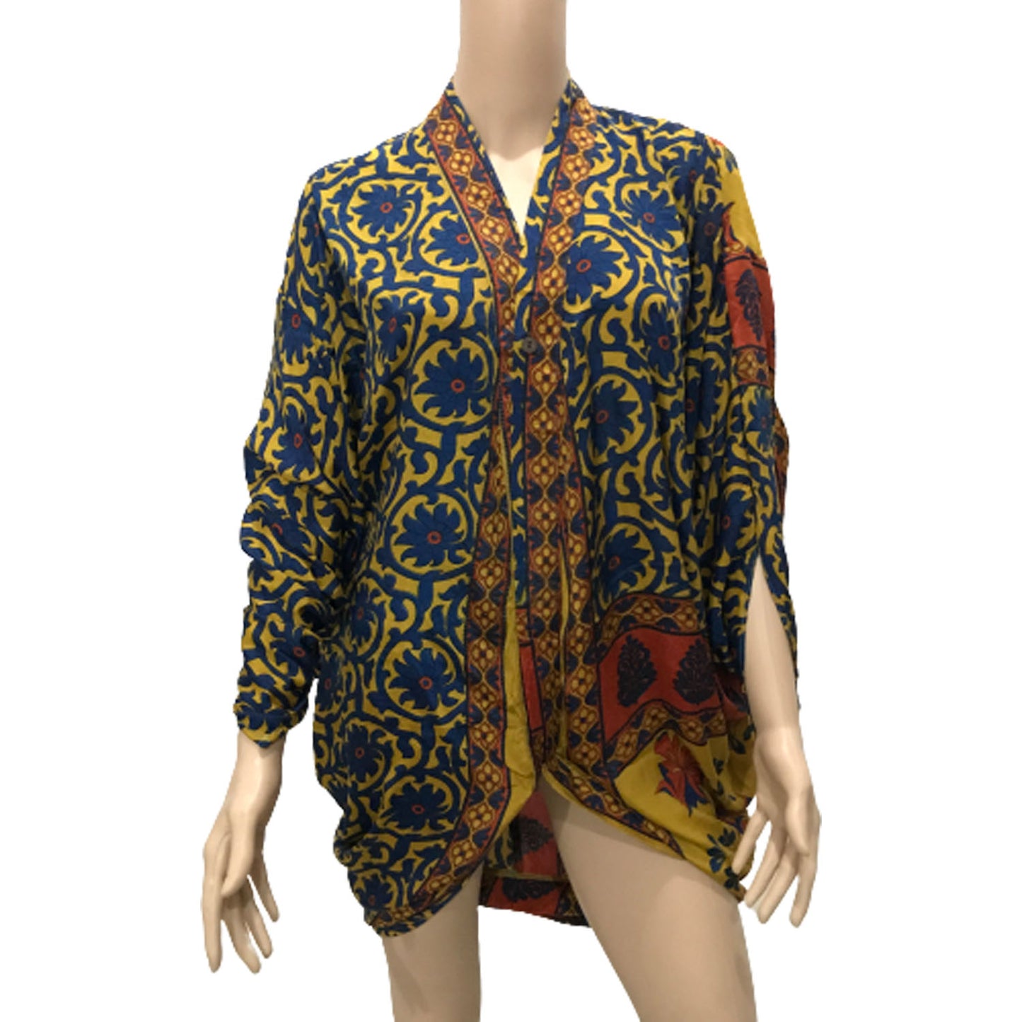 Ganesha Handicraft Floral Loose Fit Kimono , Top, Floral Top