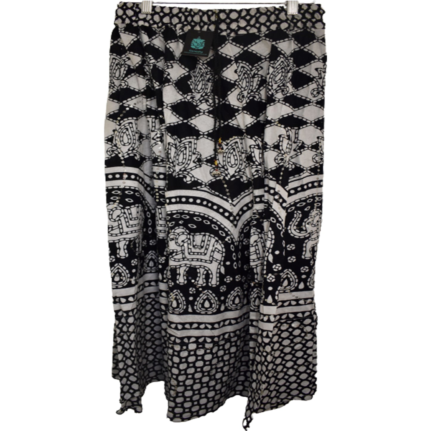 Ganesha Handicrafts, Long Cotton Skirt, Womens Fashion Cotton Skirt, Cotton Skirt, Traditional Skirt, Trending Skirt, Black Cotton Skirt.