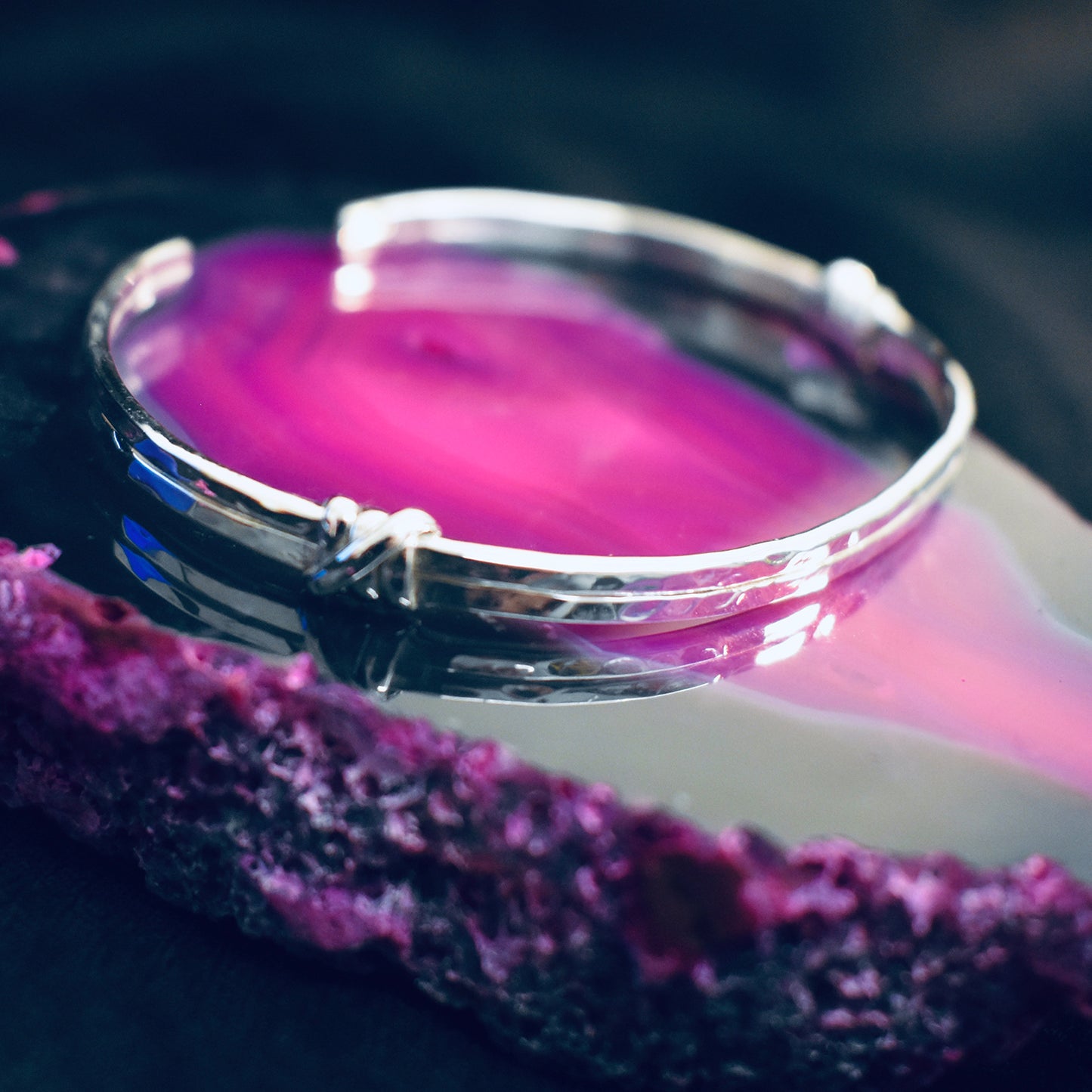 Ganesha Handicrafts, Hammered Rope-Style Bangle, Rope-Style Bangle, Womens New Trending Bangle, Modern Womens Bangle, Women's Stylish Fashion Bangle.