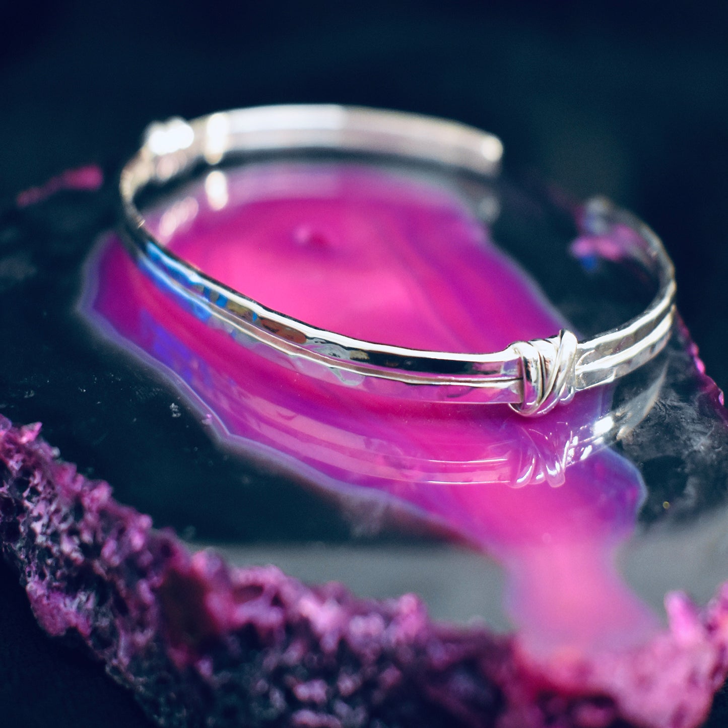 Ganesha Handicrafts, Hammered Rope-Style Bangle, Rope-Style Bangle, Womens New Trending Bangle, Modern Womens Bangle, Women's Stylish Fashion Bangle.