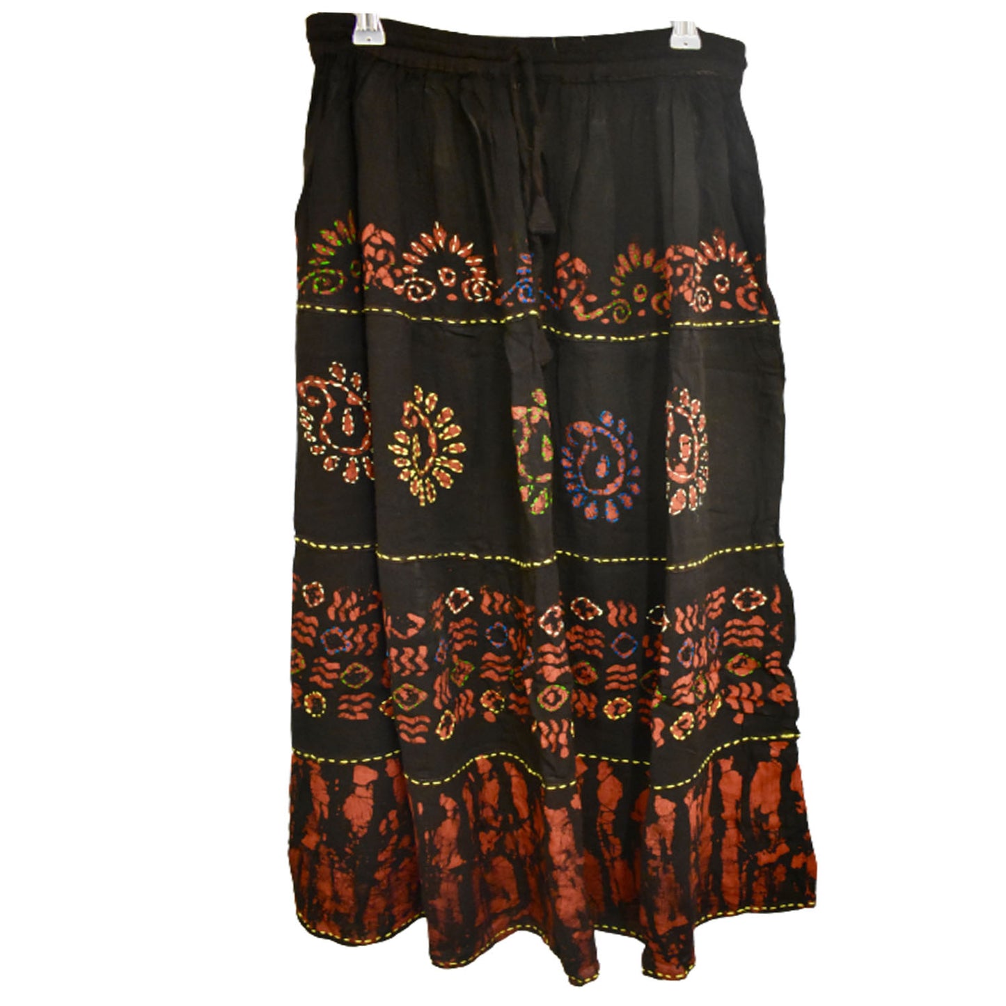 Ganesha Handicrats, Long Summer Skirt, Womens-Long Summer Skirt!, Women's fashion Long Skirt, Long Skirt, Summer Skirt, Trending Women's Skirt, Red Colour Long Summer Skirt.