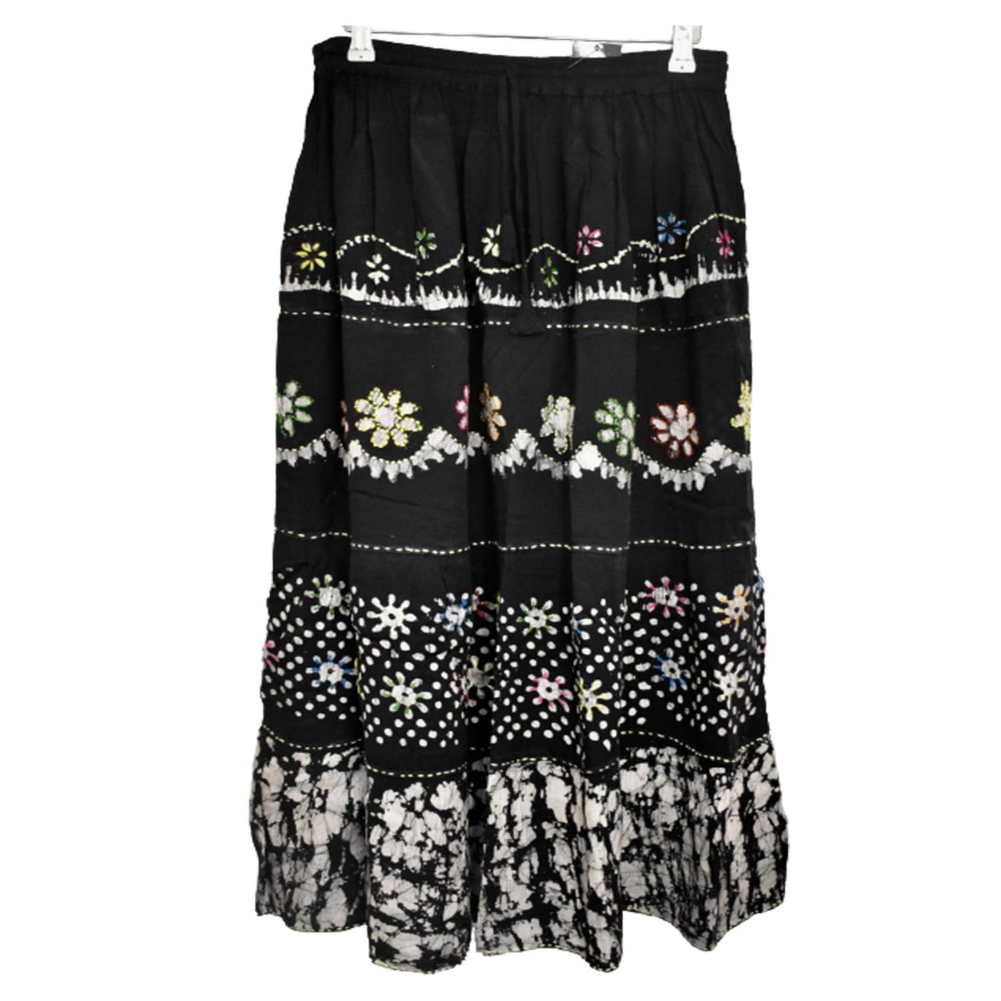 Ganesha Handicrats, Long Summer Skirt, Womens-Long Summer Skirt!, Women's fashion Long Skirt, Long Skirt, Summer Skirt, Trending Women's Skirt, Black Colour Long Summer Skirt.