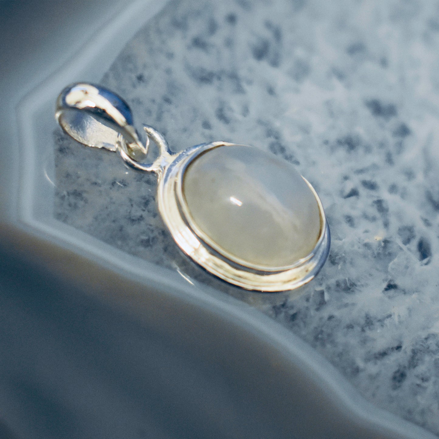 Ganesha Handicrafts, Mini Moonstone Pendant, Moonstone Model Pendant, Women's Trending Pendant, New Model Pendant, Women's Modern Pendant, Women's Stylish pendant.