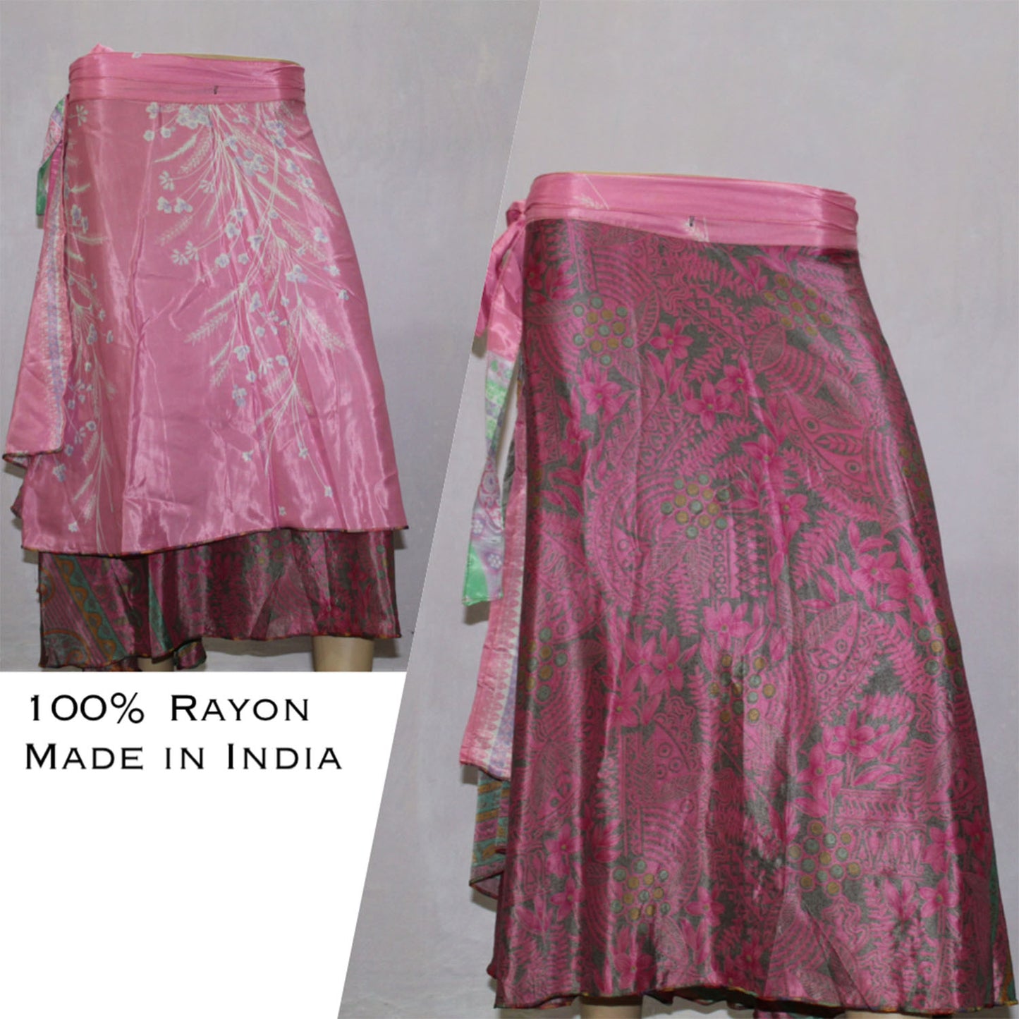 Ganesha Handicrafts, Printed Reversible Wrap Around Skirts, Womens Printed Reversible Wrap Around Skirts, Fashion Reversible Wrap Around Skirts, Around Skirts, Trending Women's Skirts.