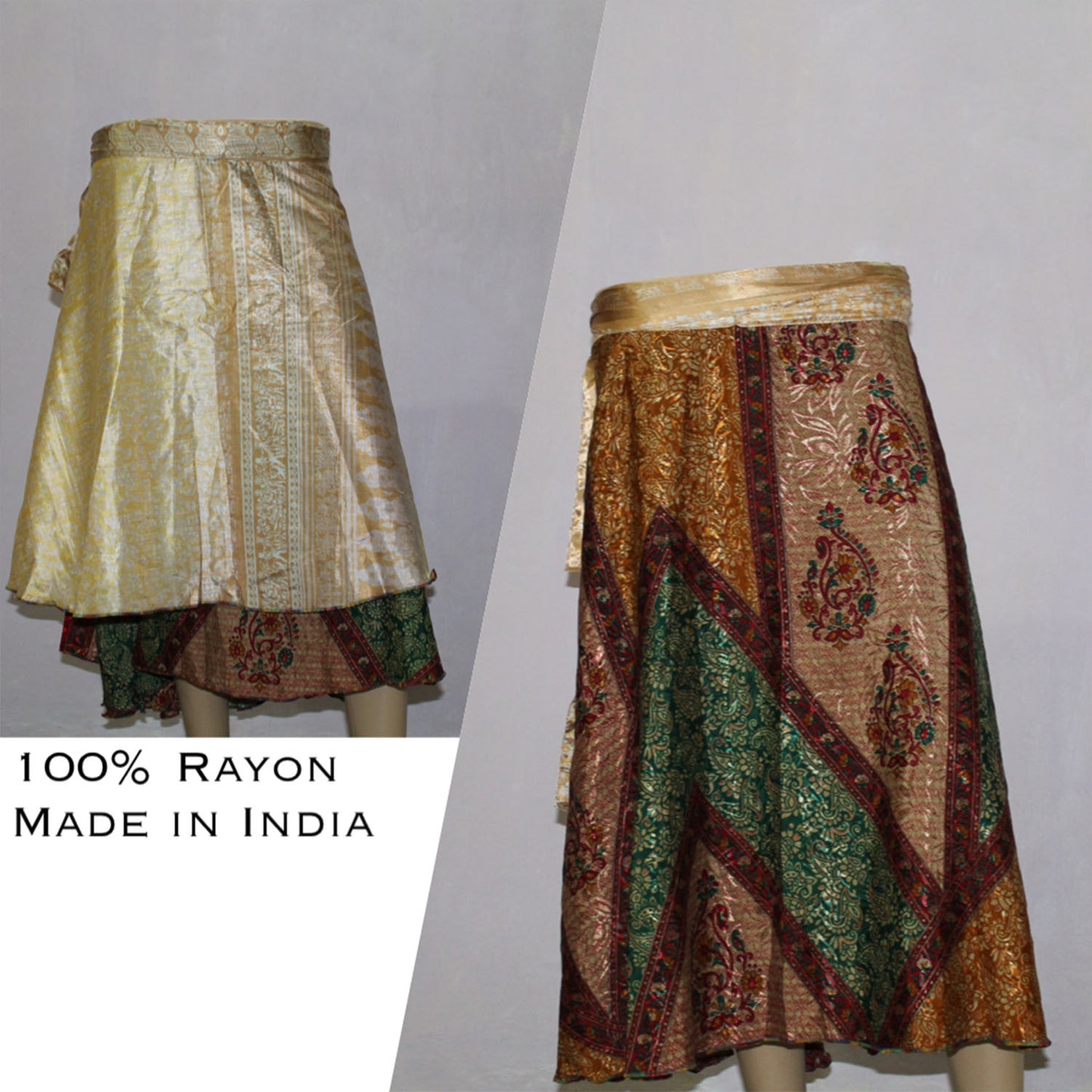 Ganesha Handicrafts, Printed Reversible Wrap Around Skirts, Womens Printed Reversible Wrap Around Skirts, Fashion Reversible Wrap Around Skirts, Around Skirts, Trending Women's Skirts.