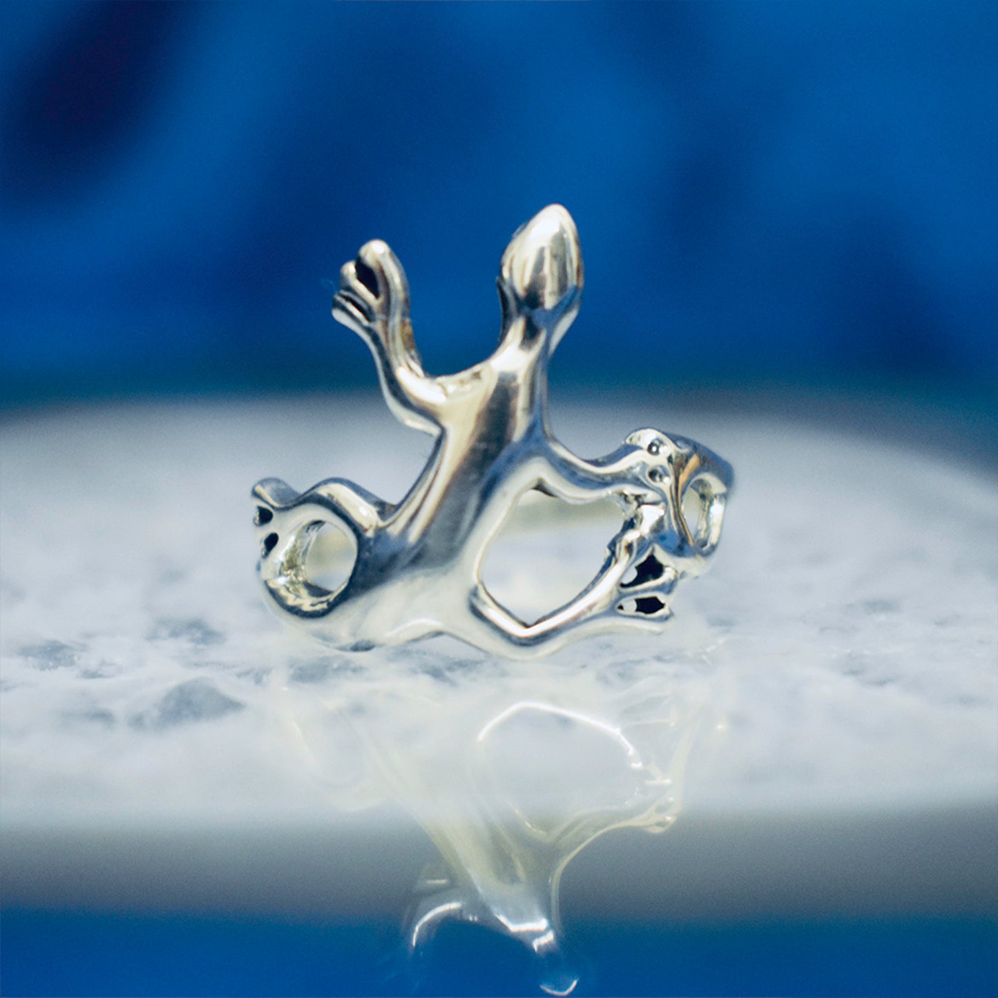 Ganesha Handicrafts, Silver Gecko Ring, Silver Ring, Gecko Ring, Women's Trending Ring, Women's Fashion Ring, Women's Silver Ring.
