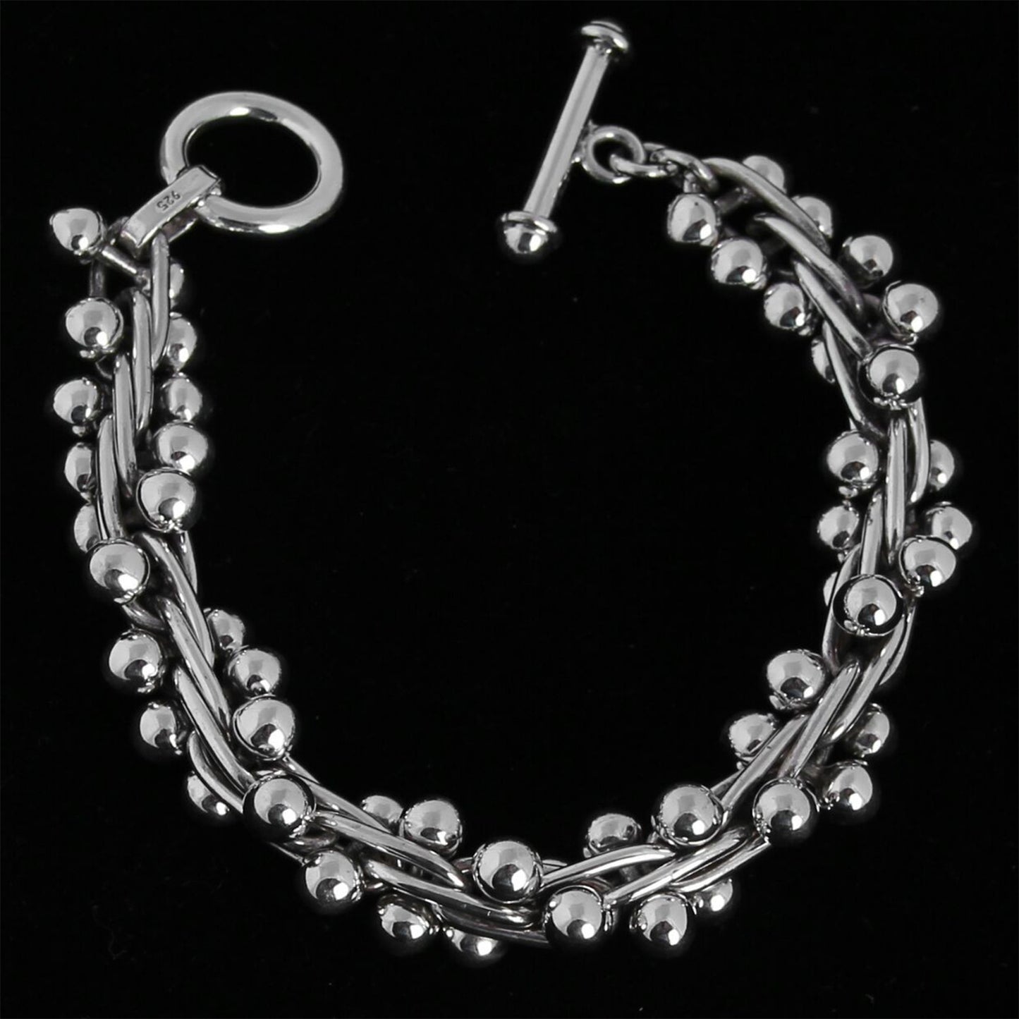 Ganesha Handicrafts, Silver Berry Vine Bracelet (925), Silver Bracelet, 925-Silver Bracelet, Womens New Modern Bracelet, Trending Women's Bracelet, Women's Stylish Fashion Bracelet.
