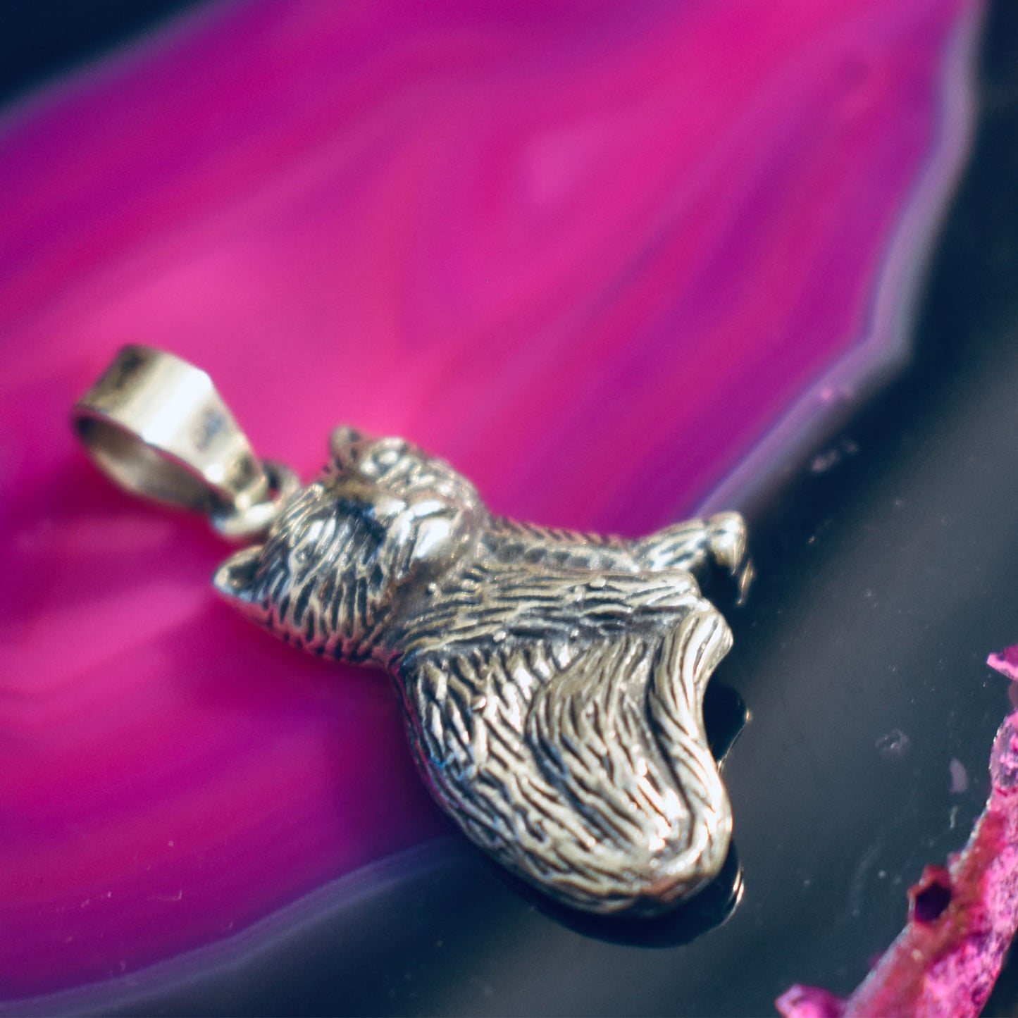Ganesha Handicrafts Sterling Silver Cat Pendant, Pendant, Cat Pendant, Silver Pendant, Sterling Pendant, Animal Pendant, New Trending Pendant