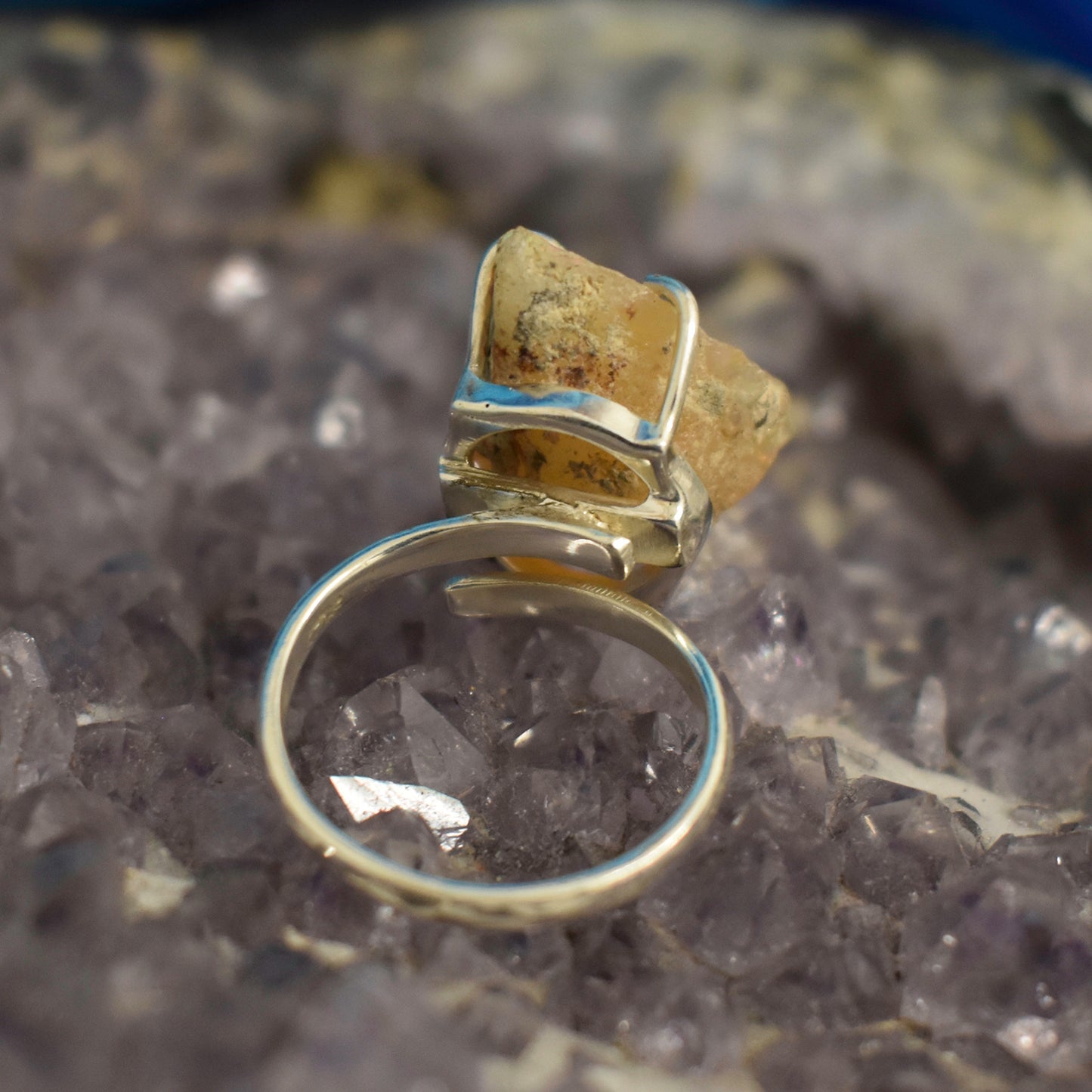Ganesha Handicrafts, Sterling Silver Rough Ethiopian Opal Re-sizable Ring(925)Sterling Silver Rough Ethiopian Opal Re-sizable Ring(925), Sterling Silver Rough Ethiopian Opal Ring, Fashion Womens Ring.
