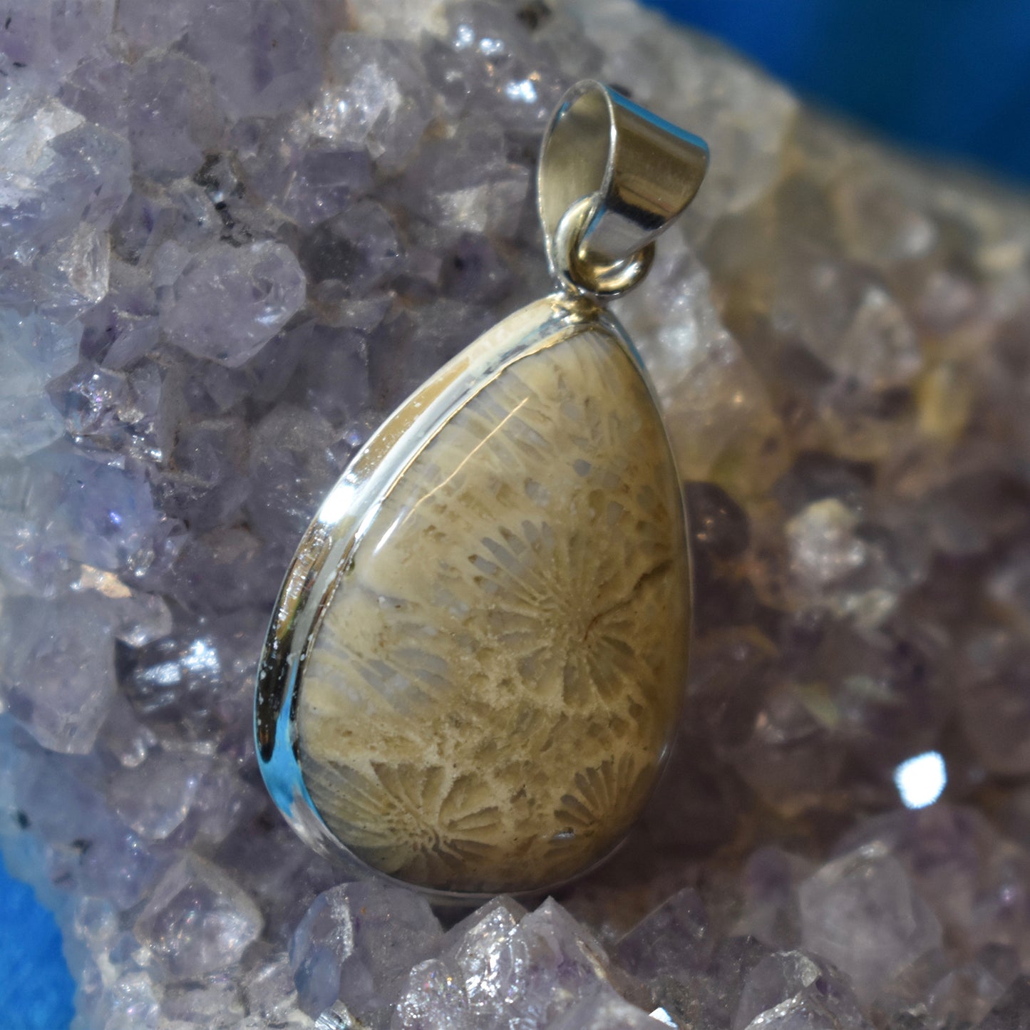 Ganesha Handicrafts, Tear Drop Sea Jasper, Tear Drop Pendant, Womens Trending Pedant, Tear Drop Sea Jasper Pendant, New Model Womens Pendant.