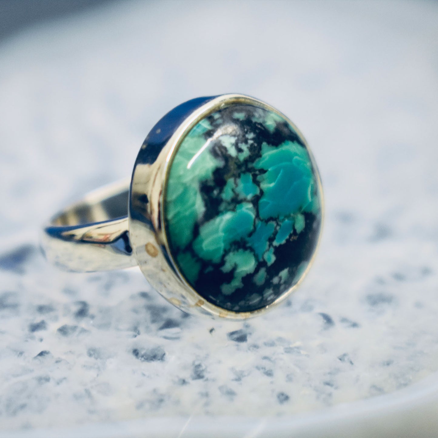 Ganesha Handicrafts, Turquoise Button Ring, Women's Turquoise Button Ring, Turquoise for Womens Button Ring, Turquoise For Women Ring, Women's Fashion Ring, New Trending For Womens Ring.