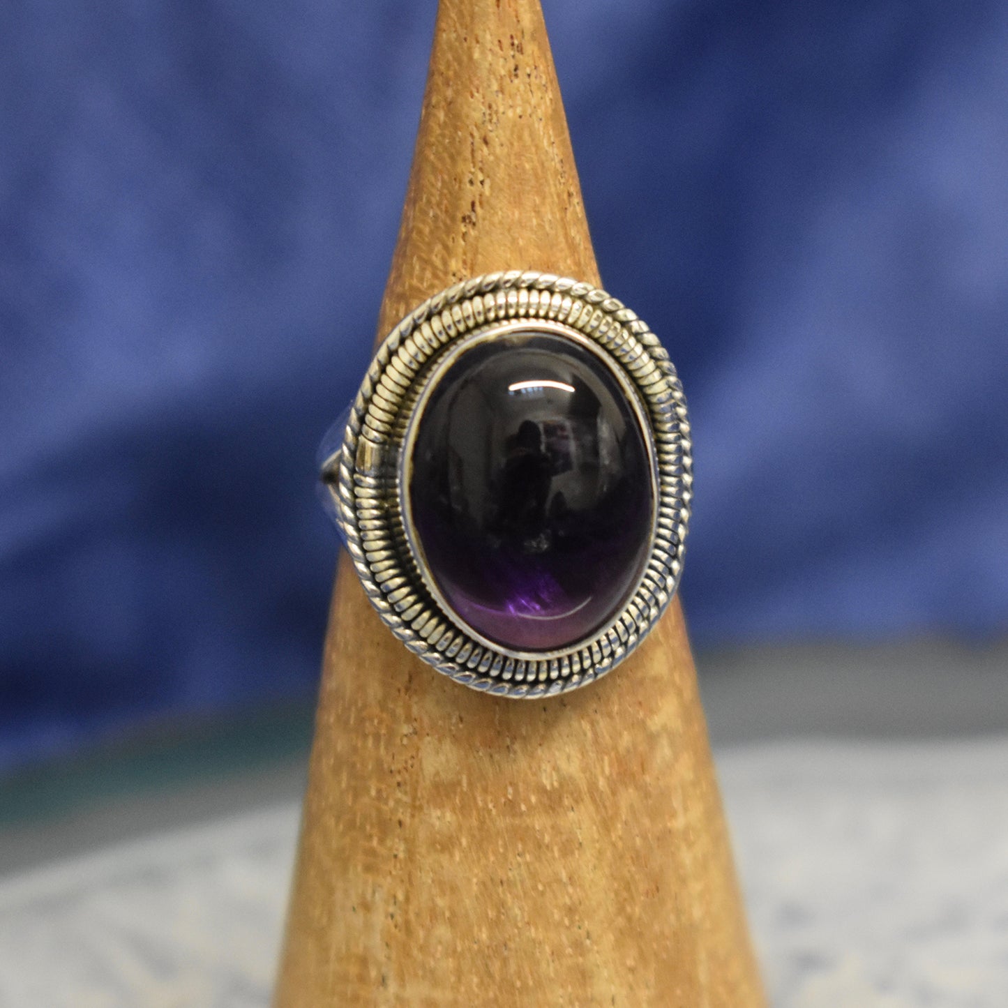 Ganesha Handicrafts, Vintage Detailed Amethyst Ring, Vintage Amethyst Ring, Amethyst Ring, Womens Trending Ring, 925-Streling Silver Amethyst Ring, Silver Vintage Ring, Womens New Model Ring.