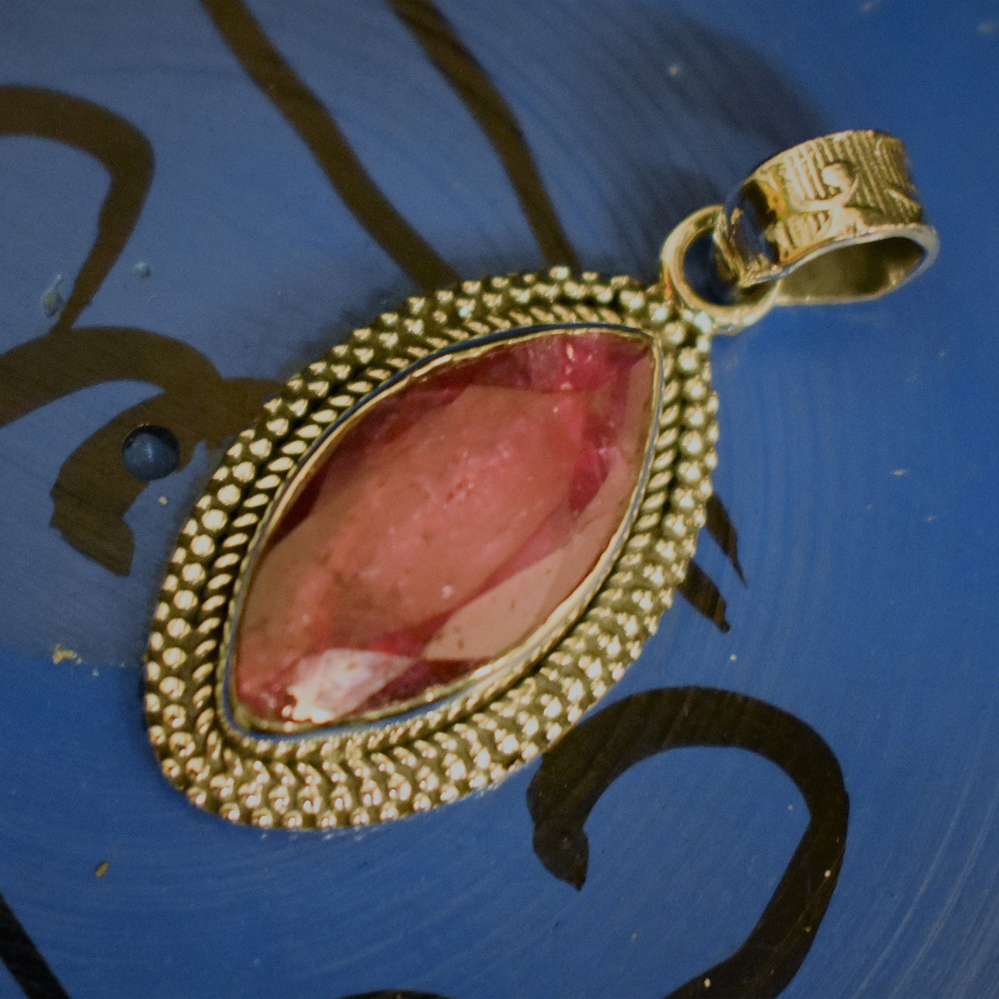 Ganesha Handicrafts, Vintage Style Pendant, Ruby Vintage Style Pendant, Ruby Pendant, Womens Trending Pendant, New Model Womens Pendant, Women Modern Pendant, Stylish Pendant for Women's.