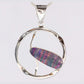 Ganesha Handicrafts- AAA Japanese Cultured Opal Pendant, Ganesha Handicrafts-925 Sterling Silver Necklace Jewellery, Womens-AAA Japanese Cultured Purple Open Pendant, Womens-925 Sterling Silver Necklace Jewellery, Fashion for AAA Japanese Culutrd Purple Opal Pendant 925 Sterling Silver Necklace Jewellery.