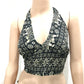 Ganesha handicrfats Choli Indian Top Crop Dress Back Less Halter Neck, Halter Neck, Dress Back Less, Top Crop Dress, Choli Indian Top, Indian Crop Top, back less Halter Neck, Black Crop Top