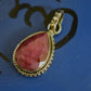 Ganesha Handicrafts, Dainty Ruby Pendant, Ruby Pendant, Womens Trending Pendant, New Model Womens Pendant, Womens Modern Pendant, Stylish Pendant for Women's Collections. 
