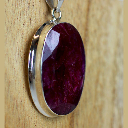 Ganesha Handicrafts-45 Carat Indian Ruby 925 Sterling Silver Pendant, Ganesha Handicrafts-45 Carat Indian Ruby, Ganesha Handicrafts- 925 Sterling  Silver Pendant, Womens 45 Carat Indian Ruby 925 Sterling Silver Pendant, Fashion 45 carat indian Ruby 925 Sterling Silver Pendant, 925 Sterling Silver Pendant, 