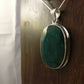 Ganesha Handicrafts-45 Carat Indian Emerald 925 Sterling Silver Pendant, Womens Fashion Emerald, hippie-925 Sterling Silver Pendant, Indian Emerald. 