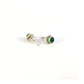 Ganesha Handicrafts Green Onyx Unisex Stud Earring 925 Sterling Silver, Sterling Silver, Unisex Stud, Earring, Onyx earrings, Green Silver Earring, Green Stud