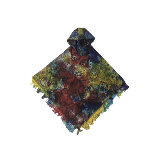 Ganesha Handicrafts-Handcrafted Poncho Multicolour, Poncho Multicoloured, Handcrafted Poncho Multicoloured, Multicolour Poncho, Poncho.