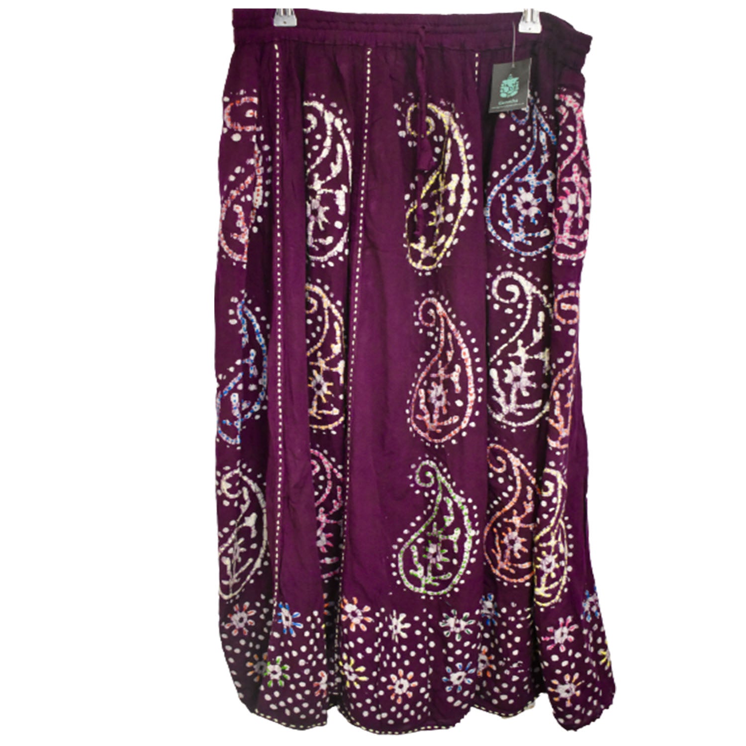 Ganesha Handicrats, Long Summer Skirt, Womens-Long Summer Skirt!, Women's fashion Long Skirt, Long Skirt, Summer Skirt, Trending  Women's Skirt, Rose Colour  Long Summer Skirt.