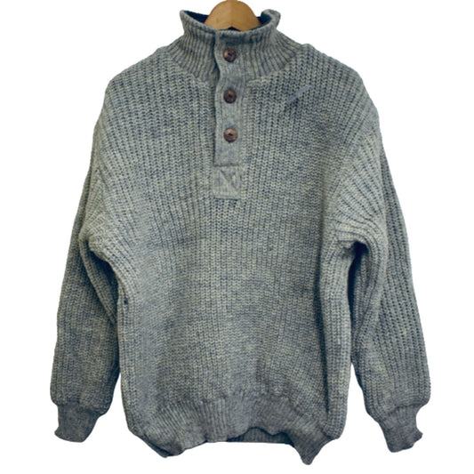 Ganesha Handicrafts Large Thick lined jumper, Jumper, Thick Lined Jumper, Large Jumper, Ash Color Jumper, Soft Jumper, Lined Jumper, Trending Jumper