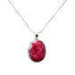 Ganesha Handicrafts, Natural Rough Indian Ruby 925 Sterling Silver Pendant, Natural Rough Indian Ruby, 925 Sterling Silver Pendant, Natural Rough Silver Pendant, Women's Traditional Pendant, Modern Pendant, New Modern Trending Pendant in UK. 