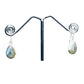 Ganesha Handicrafts, Plain Labradorite Tear-drop, Labradorite Tear-drop, Plain Tear-drop, Women's New Trending Tear Drop, New Model Tear Drop, Women's Fashion Drop, Women's Stylized Drops. 
