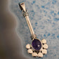 Ganesha Handicrafts, Sterling Silver Amethyst Key Pendant (925), Sterling Silver Amethyst Key Pendant, Silver Amethyst Key Pendant, 925-Silver Amethyst Pendant, Womens Trending Pendant, Amethyst Pendant, Womens New Modern Pendant. 