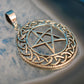 Ganesha Handicrafts, Sterling Silver Pentagram Pendant (925), Silver Pentagram Pendant, 925-Silver Pentagram Pendant, Womens New Trending Pendant, Womens fashion Pendant, New Modern Womens Pendant. 