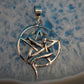 Ganesha Handicrafts, Sterling Silver Snake Wrap Pentagram, Sterling Silver Pentagram, 925-Sterling Silver Pentagram, Snake silver Wrap Pentagram, Trending Snake Wrap Pentagram.